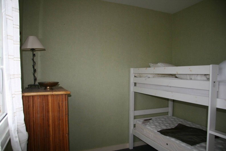 Location de vacances - Appartement à Arcachon - Chambre verte avec lits superposés