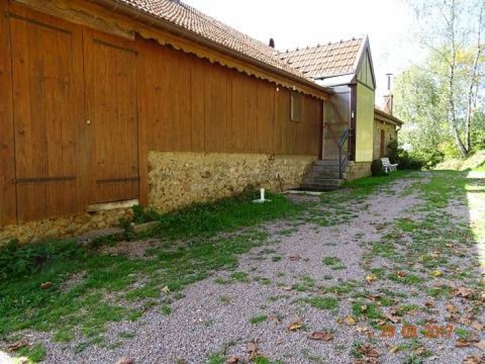 Location de vacances - Gîte à Rochesson - Entrée Chalet