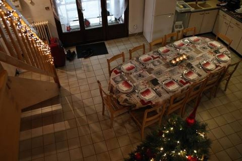 Location de vacances - Gîte à Rochesson - Living cuisine Chalet