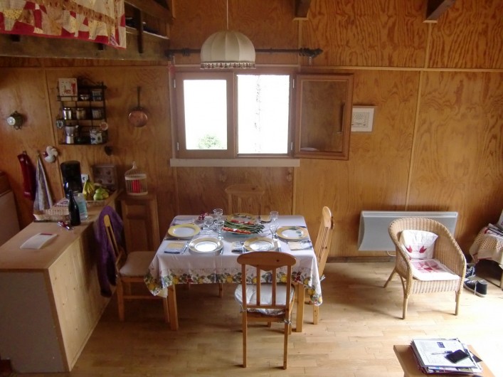 Location de vacances - Chalet à Lans-en-Vercors - salle à manger