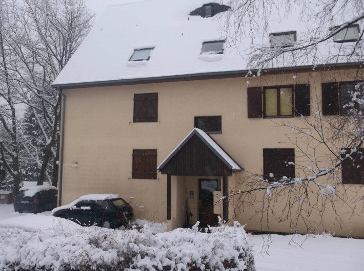 Location de vacances - Appartement à Labaroche - En hiver, la neige peut être au rendez-vous!