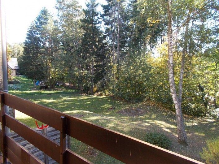 Location de vacances - Appartement à Labaroche - la vue depuis le balcon.