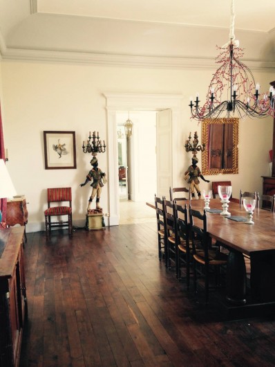 Location de vacances - Château - Manoir à Montreuil-Bonnin - salle à manger 18 couverts possible