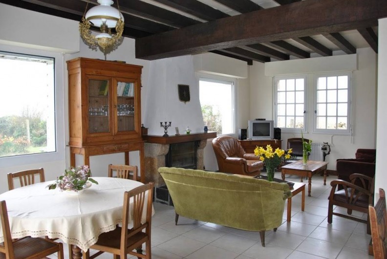 Location de vacances - Gîte à Locquirec - Avel Mor - Salon