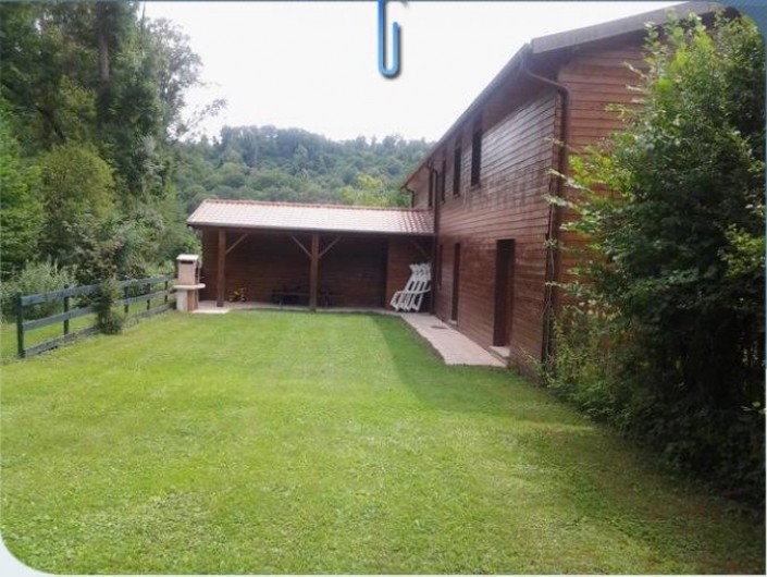 Location de vacances - Maison - Villa à Sexey-aux-Forges - Le coin détente à l'arrière