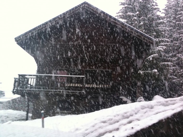 Location de vacances - Chalet à Megève - Sous la tempête