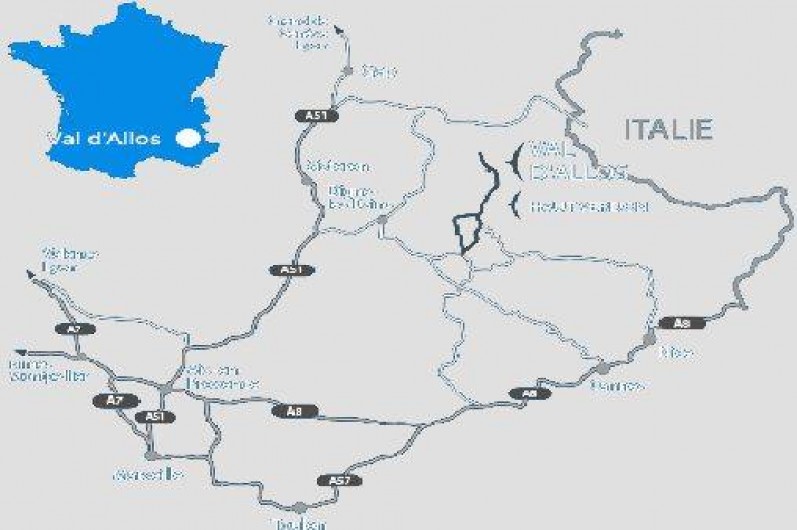 Location de vacances - Appartement à La Foux d'Allos