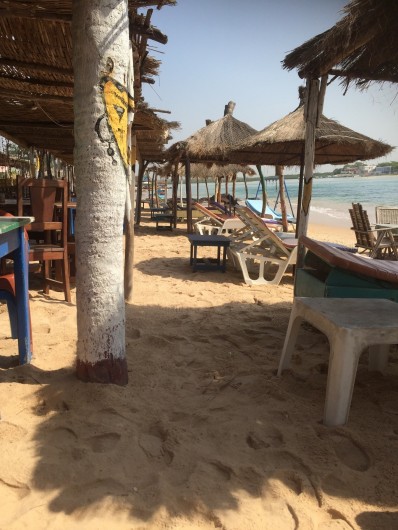 Location de vacances - Villa à Somone - restaurant en bord de la lagune