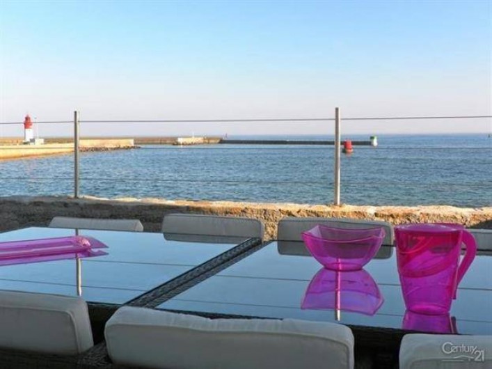 Location de vacances - Chambre d'hôtes à Guilvinec - Vue splendide  de la terrasse