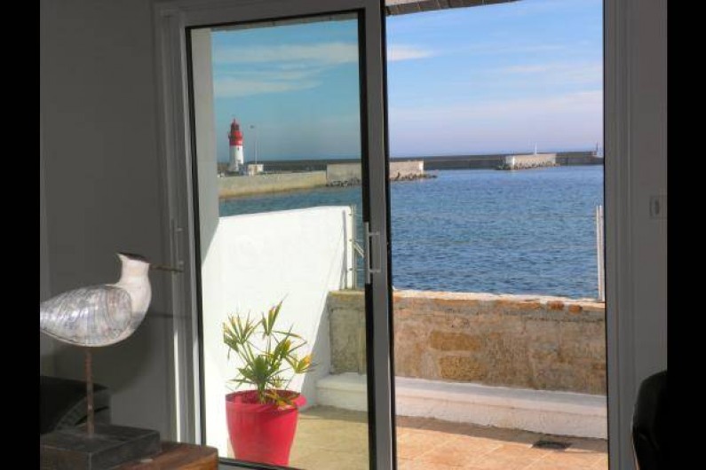 Location de vacances - Chambre d'hôtes à Guilvinec - Vue splendide sur mer du salon