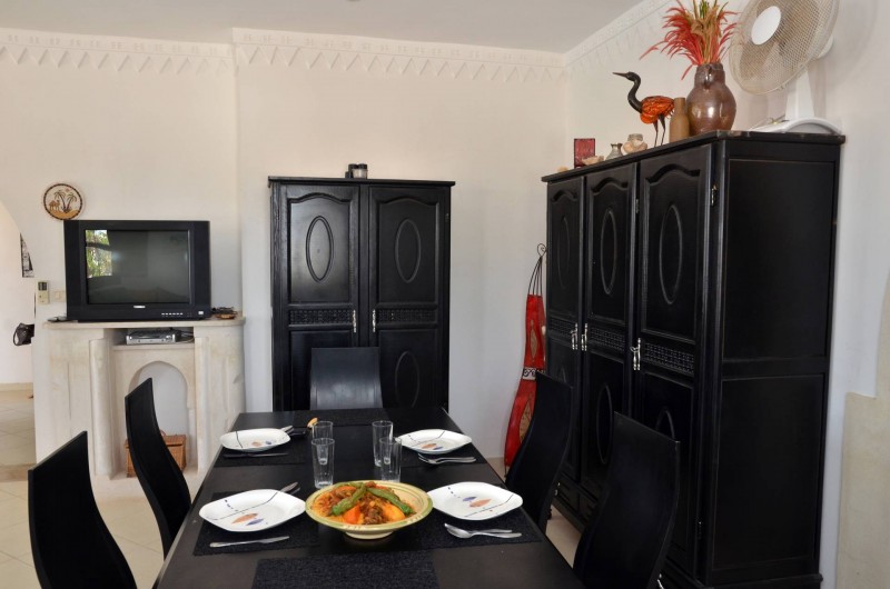 Location de vacances - Villa à Tezdaine - Coin repas