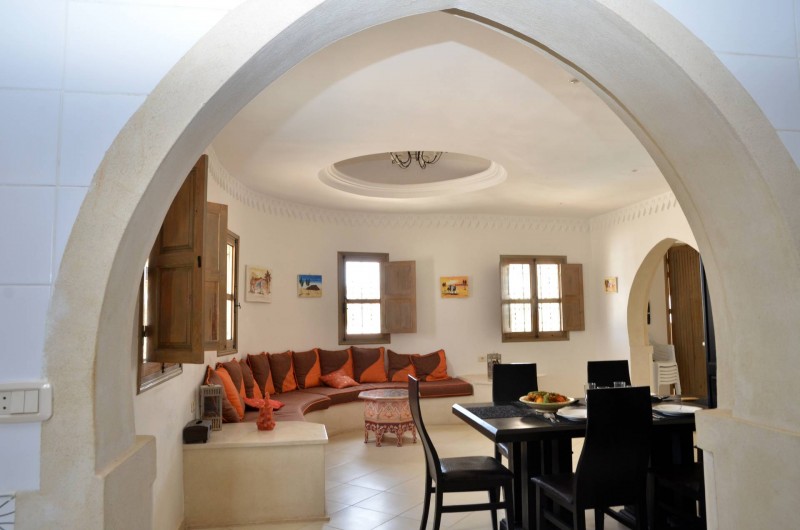 Location de vacances - Villa à Tezdaine - Salon-salle à manger