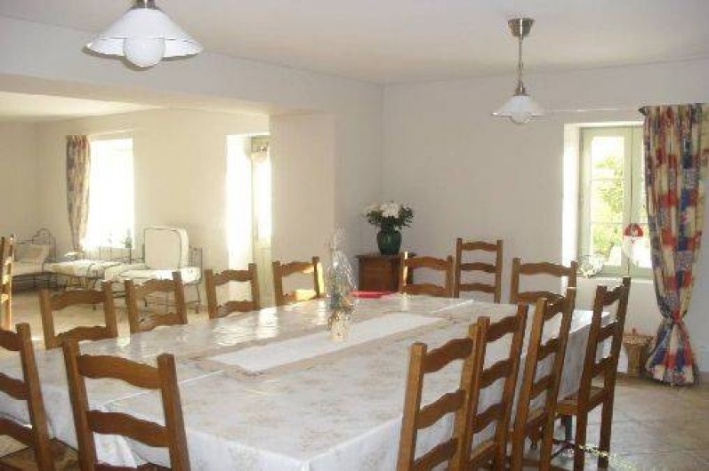 Location de vacances - Maison - Villa à Richerenches - Séjour table 16 personnes