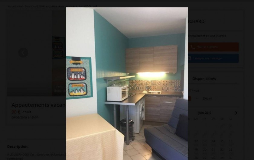 Location de vacances - Appartement à Le Lavandou