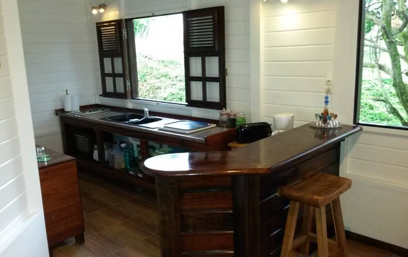 Location de vacances - Studio à Le Robert - Cuisine américaine tout équipée