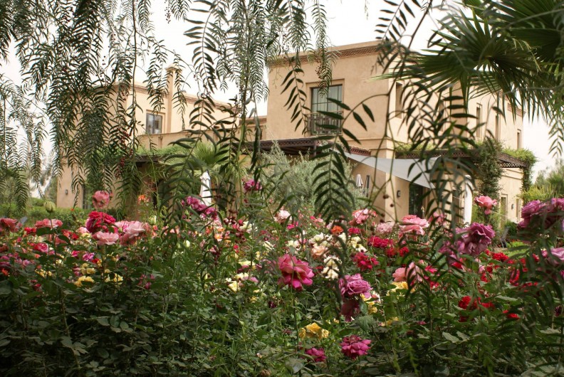 Location de vacances - Riad à Marrakech - Vue de l'entrée du Riad à Marrakech