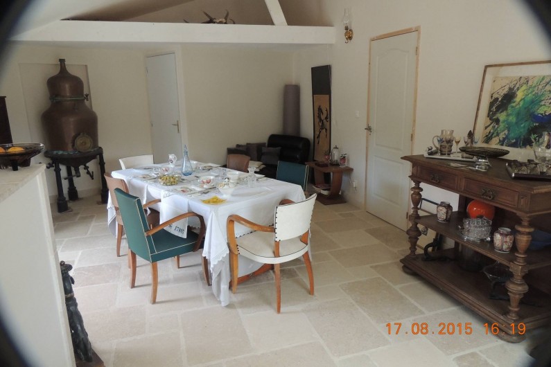 Location de vacances - Chambre d'hôtes à Grimault - Salle à manger d'été