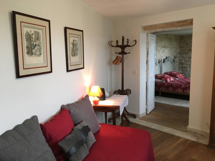 Location de vacances - Chambre d'hôtes à Grimault - Le petit salon attenant à la Nucérienne