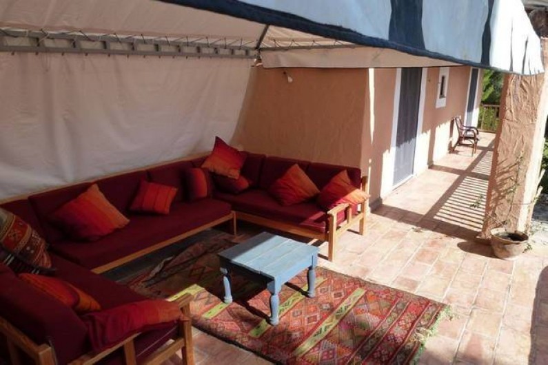 Location de vacances - Villa à Alcúdia - Terrasse style Marocain Au 1er étage, entre les 2 corps de batiment