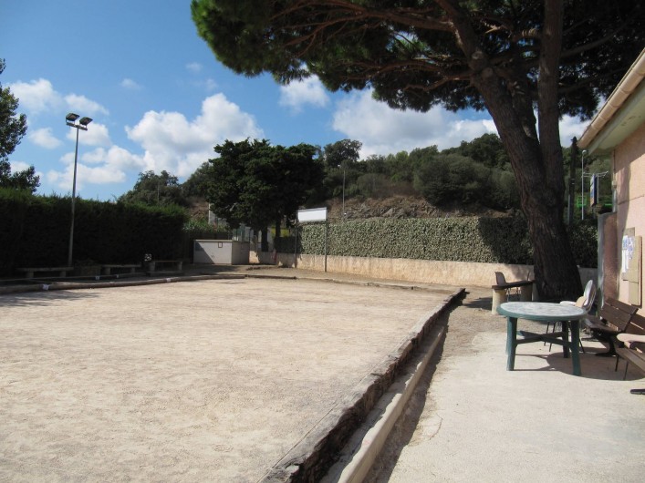 Location de vacances - Bungalow - Mobilhome à Saint-Aygulf - terrain de boules