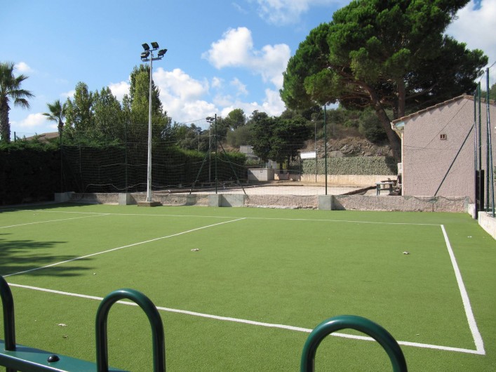 Location de vacances - Bungalow - Mobilhome à Saint-Aygulf - terrain de volley