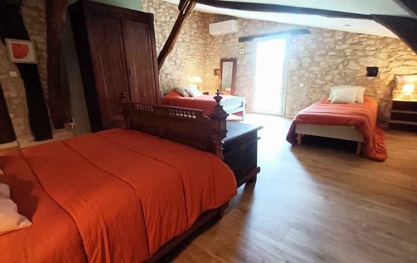 Location de vacances - Gîte à La Sauvetat-du-Dropt - Chambre 3