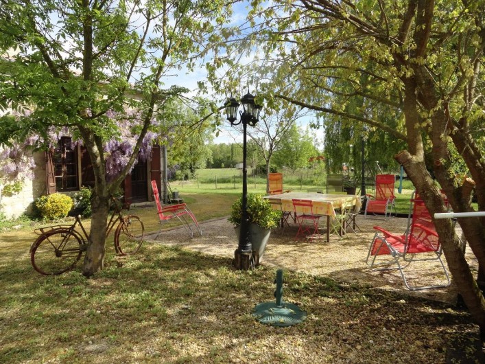 Location de vacances - Gîte à La Sauvetat-du-Dropt - La terrasse