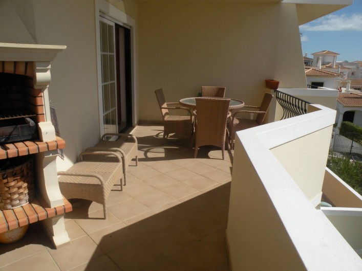 Location de vacances - Appartement à Albufeira - BALCON TERRASSE AVEC BARBECUE