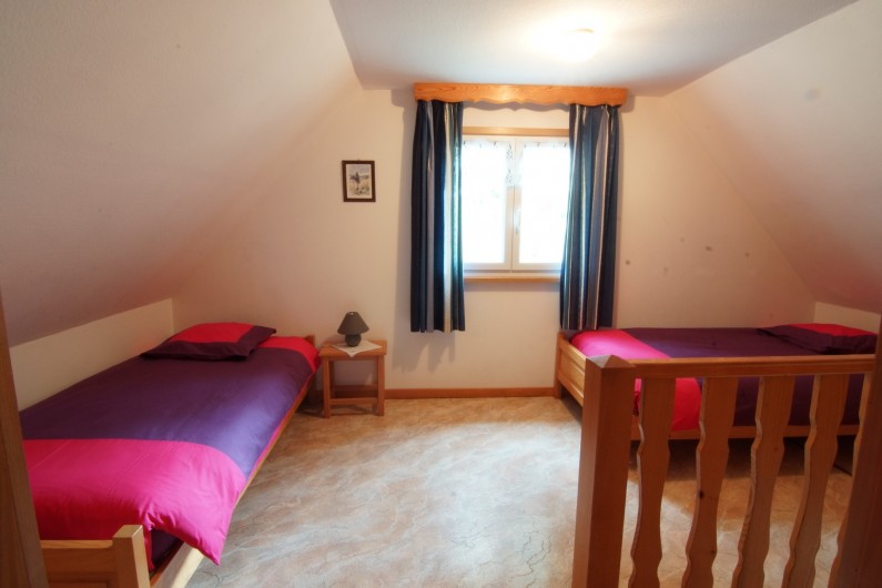 Location de vacances - Gîte à Hohrod - Mezzanine avec 2 lits (90)