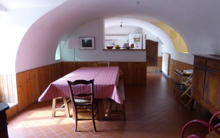 Location de vacances - Maison - Villa à Marano di Valpolicella - Salle à manger ouverte sur la cuisine
