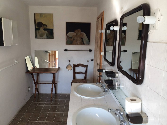 Location de vacances - Maison - Villa à Marano di Valpolicella - Salle de Bain de la grande chambre