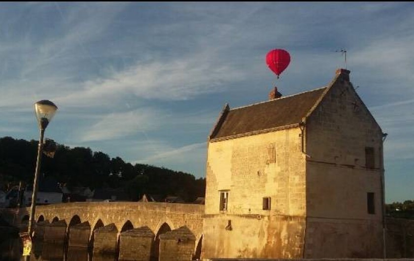 Location de vacances - Gîte à Faverolles-sur-Cher - Vue du logement au  couchée de soleil