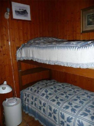 Location de vacances - Chalet à Saint-Gervais-les-Bains - Chambrette avec lits superposés