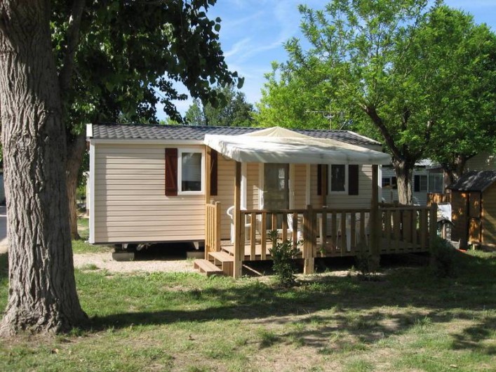 Location de vacances - Bungalow - Mobilhome à Tourrettes - MOBIL-HOME 4/6 PLACES TOUT CONFORT-CLIMATISATION