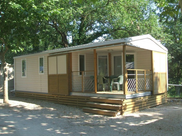 Location de vacances - Bungalow - Mobilhome à Tourrettes - MOBIL-HOME 4/6 PERSONNES TOUT CONFORT-CLIMATISATION