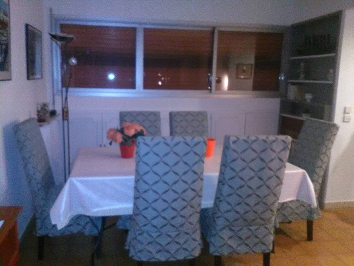 Location de vacances - Appartement à Cannes la Bocca - Salle à manger