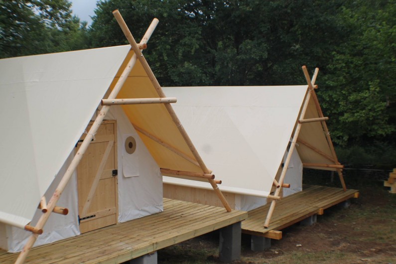 Location de vacances - Gîte à Saint-Julien-en-Vercors - Tentes prospecteurs
