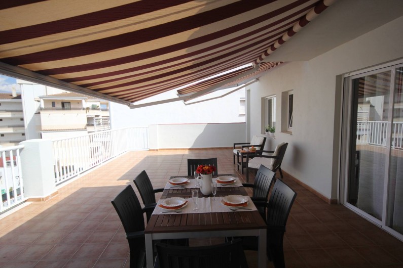 Location de vacances - Appartement à Oropesa del Mar - Grande terrasse Atico