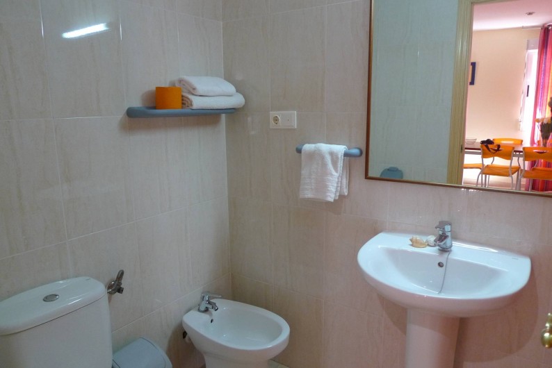 Location de vacances - Appartement à Oropesa del Mar - Salle de bain appt. 4/5
