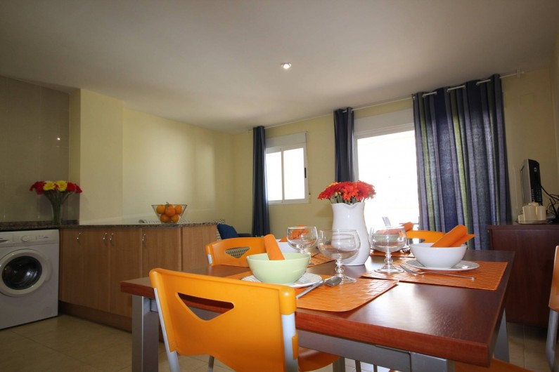 Location de vacances - Appartement à Oropesa del Mar - Cuisine americaine/ Séjour