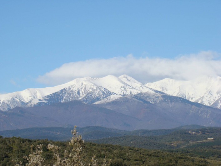 Location de vacances - Villa à Le Boulou - panorama vu de la maison