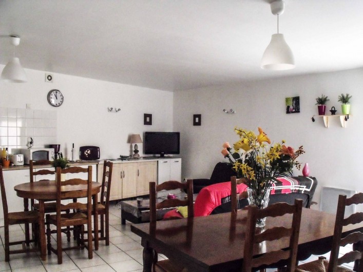 Location de vacances - Maison - Villa à Puisserguier - Pièce à vivre (41 m2)