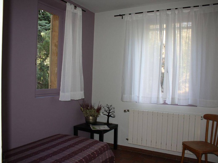 Location de vacances - Villa à Cucuron - Chambre rose