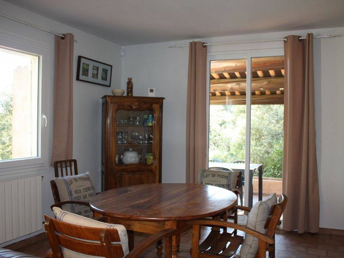 Location de vacances - Villa à Cucuron - Séjour, salle à manger