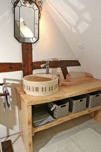 Location de vacances - Gîte à Eguisheim - Salle de bain de la suite parentale