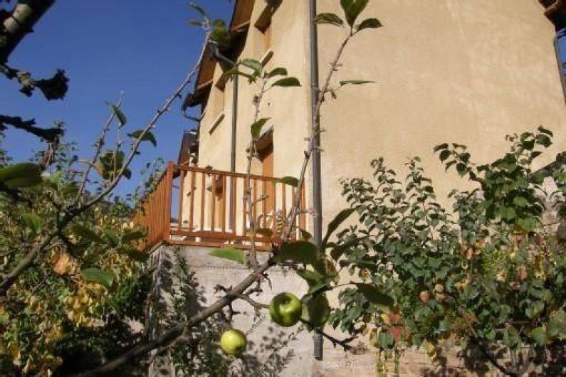 Location de vacances - Maison - Villa à Sainte-Énimie - La terrasse surplombant la vallée