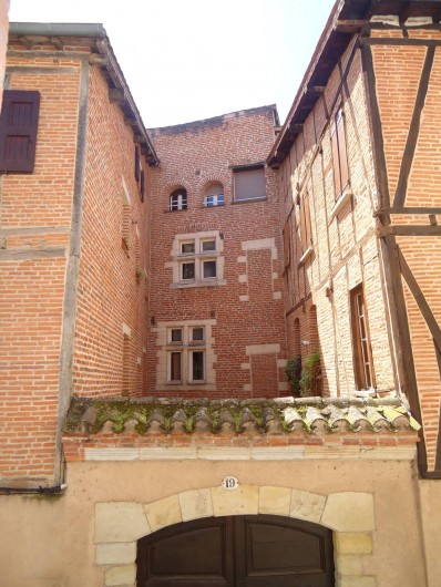 Location de vacances - Appartement à Albi - Vue de la fenêtre de la chambre N°1