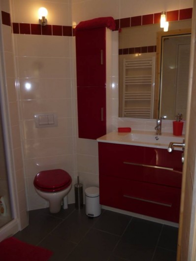 Location de vacances - Appartement à Le Corbier - salle de bain  avec WC