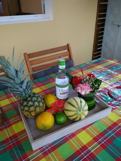 Location de vacances - Studio à Les Trois-Îlets - Pot d'accueil, si vous êtes sages!!!