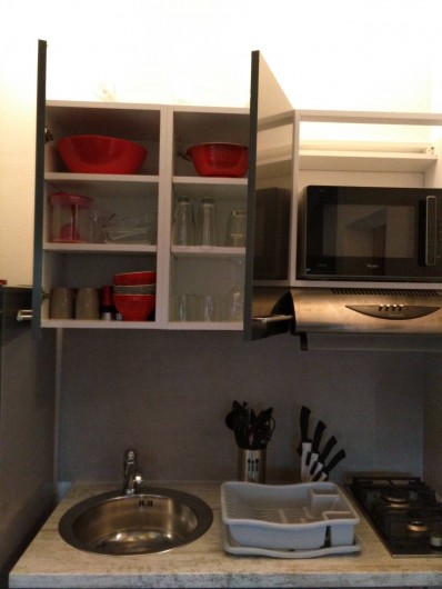Location de vacances - Studio à Les Trois-Îlets - Cuisine